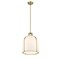 Z-Lite Pearson 1 Light Pendant, Rubbed Brass & White Opal 818-12RB - alternate 7